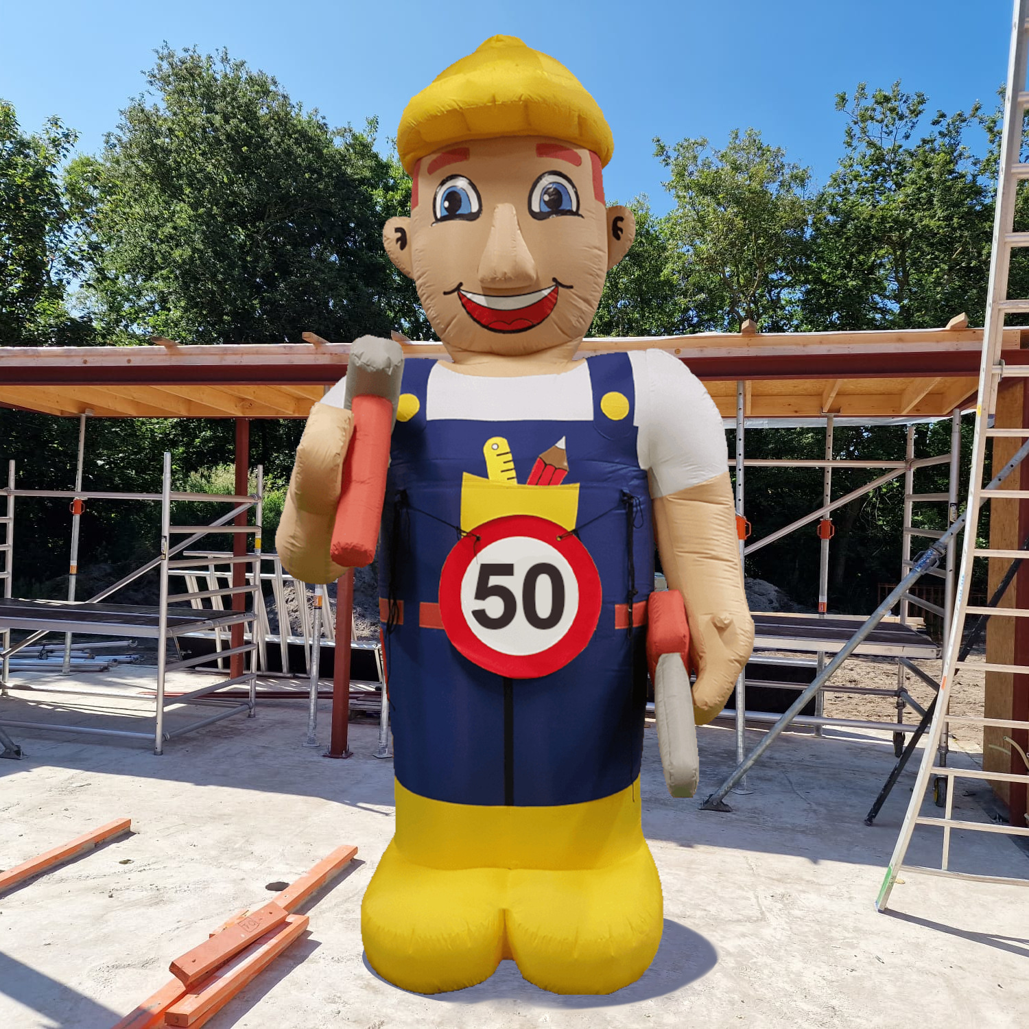 Verhuur Express - opblaasbare klusser bouwvakker huren